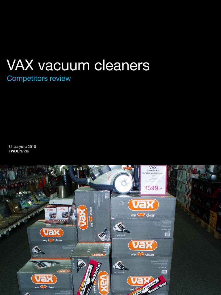 Vacuum Cleaners Market Review & Advertising Proposal PDF