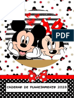Planner 2023 Minnie e Mickey