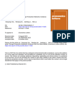 Yao, X. (EL) - Climate Policy Uncertainty Through Production Networks Evidence From Stock Market