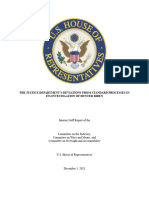 The Justice Department's Deviations From Standard Processes in Its Investigation of Hunter Biden