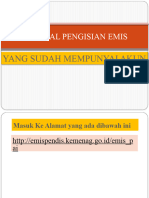 Tutorial Pengisian Emis