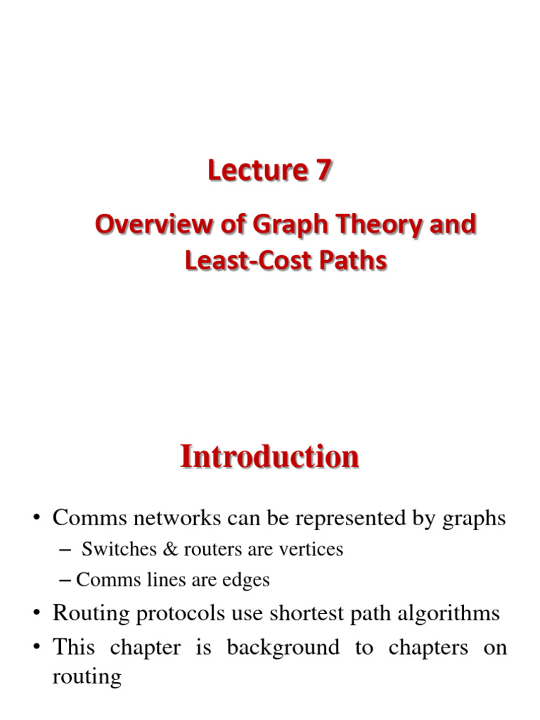 Lecture 7 | PDF | Vertex (Graph Theory) | Visual Cortex