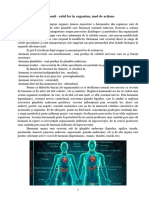 Hormonii - Rolul Lor În Organism, Mod de Acţiune