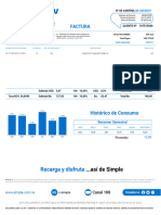 Documento Factura SimpleTV