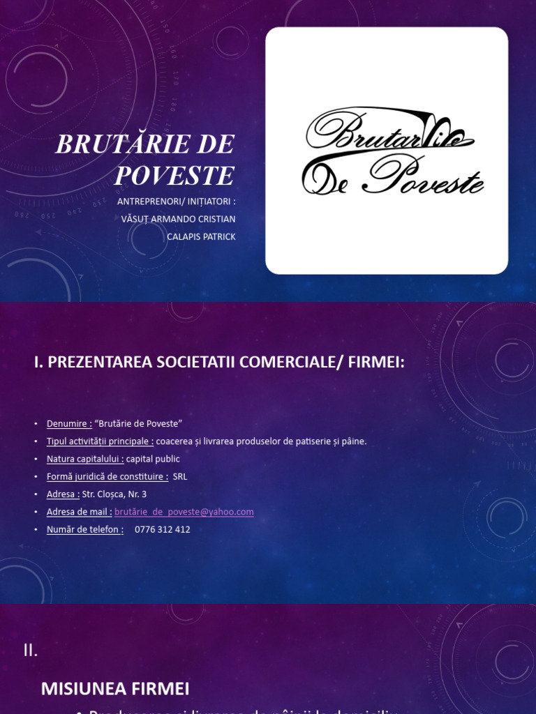 Plan de Afaceri Brutarie1 PDF