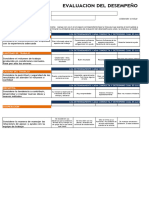 Formato Evaluacion Del Desempeno Jefe