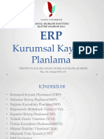 Kurumsal Kaynak Planlama: Sosyal Bilimleri Enstitüsü İşletme Anabilim Dali