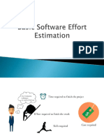 SPM Week 6 Effort Estimation