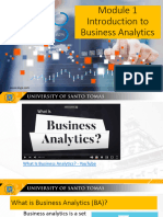 Module 1 - Introduction To Business Analytics 2