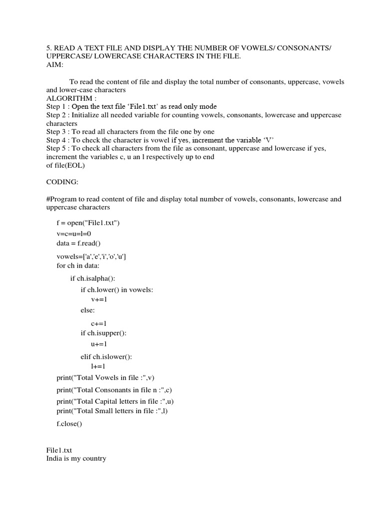 Practicals | PDF | Letter Case | Programming
