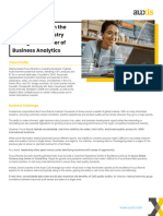 Business Analytics Case Study in The Hospitality & Restaurant Industry