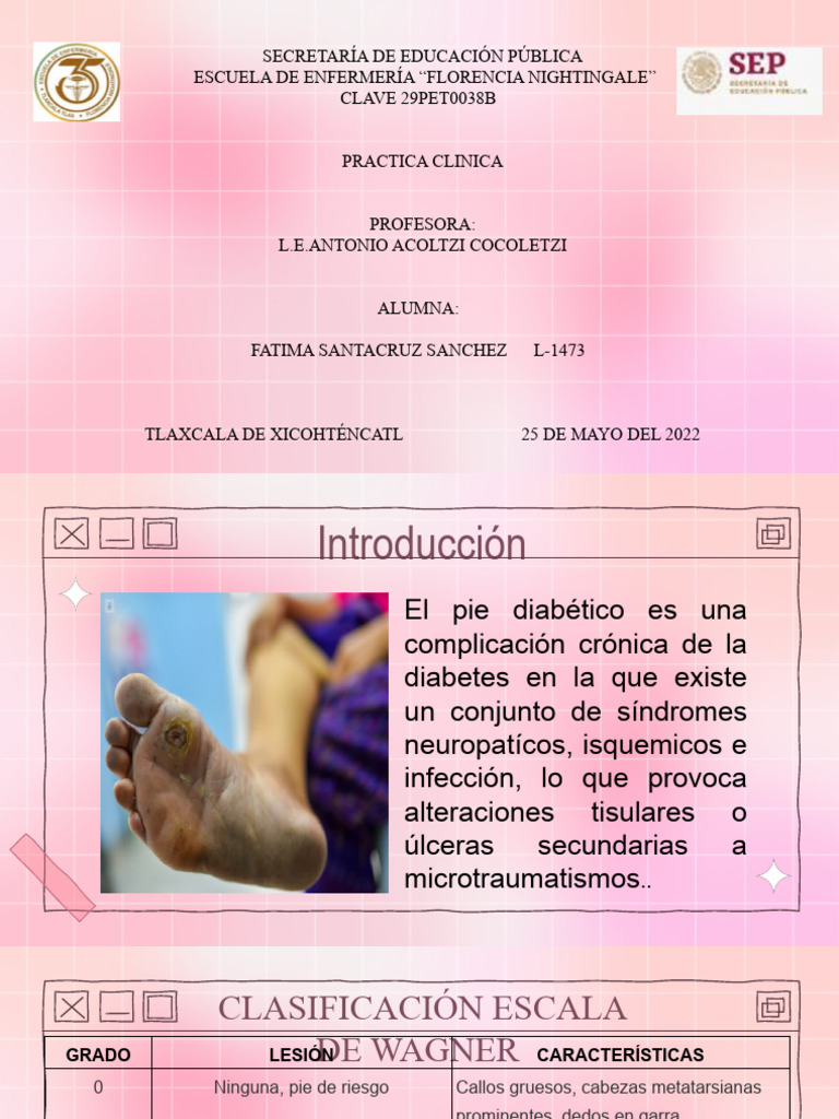 Pie Diabetico PDF Diabetes Medicina CLINICA