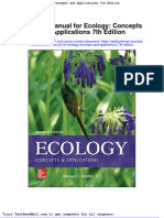 Solution Manual For Ecology Concepts and Applications 7th Edition