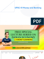 Economy for UPSCIII Money and Banking With Anno