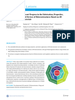 Recent Progress in The Fabrication, Properties, and Devices of Heterostructures Based On 2D Materials