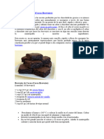 Brownies de Cacao