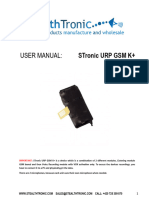 Manual de Utilizare Microfon Spion URP-K GSM 8GB 2 Microfoane