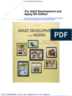 Test Bank For Adult Development and Aging 8th Edition