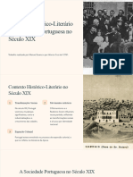 Contexto Historico Literario Da Sociedade Portuguesa No Seculo XIX