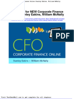 Test Bank For New Corporate Finance Online Stanley Eakins William Mcnally
