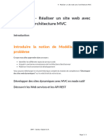 4 - Réaliser Un Site Web Avec L'architecture MVC