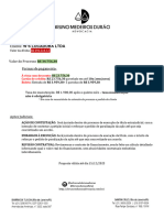 Honorários Advocatícios W S LOCADORA LTDA 7%