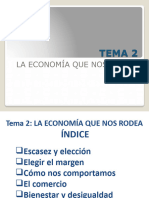 Tema 2 - EYE - La Economía Que Nos Rodea