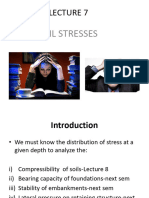 Lecture 7 Stresses in Soils