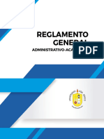 Reglamento General Administrativo-Académico Udb V4