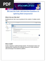 Crack The Code - Top 100 LWC Interview Questions