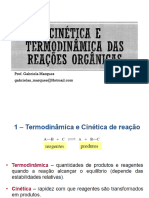 Aula 2 - Cinetica e Termodinamica Das Reações Organicas