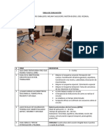 TABLA DE EVALUACIÓN Psicomotris