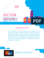 Análisis Del Sector Minero.