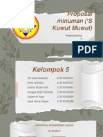 Proposal Makanan Minuman Kelompok 4