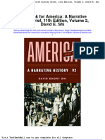 Test Bank For America A Narrative History Brief 11th Edition Volume 2 David e Shi