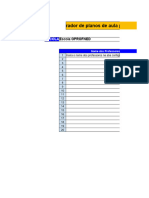 Planilha Plano de Aula