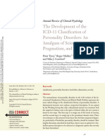 The Development of The ICD-11 Personality Disorders by Petery Tyrer