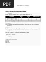 Ge4 Linear Programming