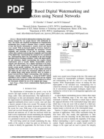 DCT-DWT Based Digital Watermarking and Extraction Using Neural Networks