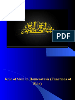 Role of Skin in Homeostasis