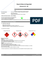 Hoja de Seguridad Diluyente Sintiteco