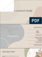 Case Control Studies