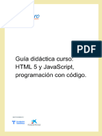 M1 - HTML 5 y JavaScript GUIA DIDACTICA
