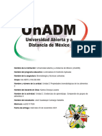 Unidad 2. Evidencias de Aprendizaje. Compendio de Grupos de Alimentos II