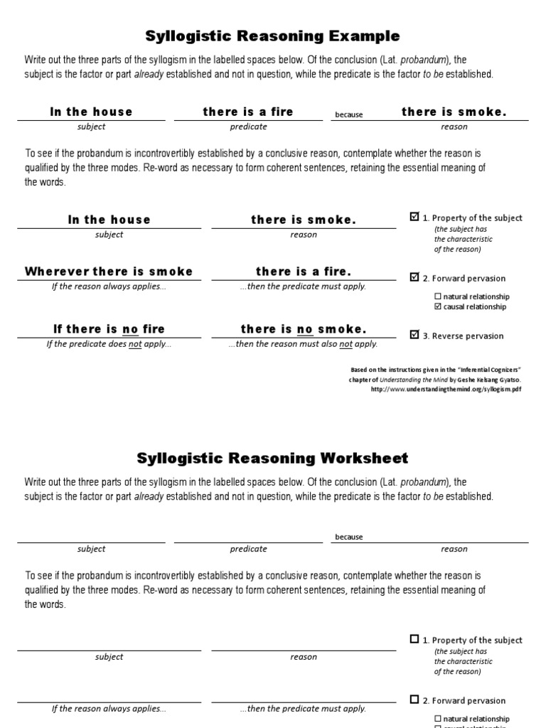 Syllogism | PDF