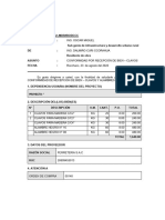 Inf. #0 - Conformidad Clavos