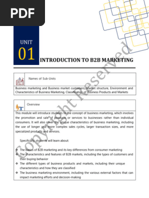 B2B Marketing