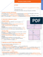 Fonctions Linéaire Et Affine