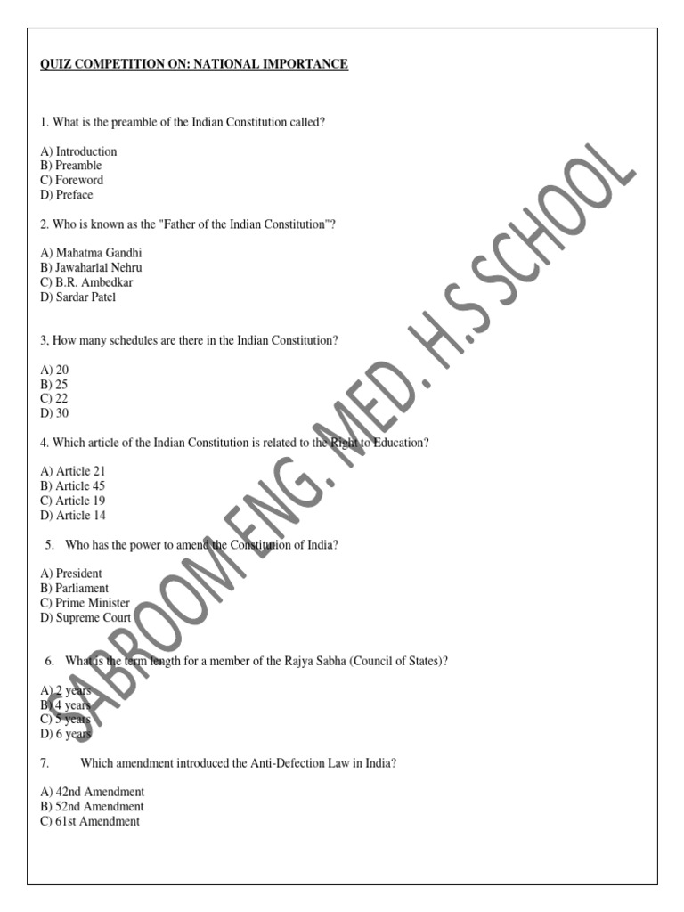 quiz-competition-on-national-importance-download-free-pdf-health