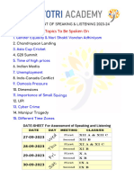 Asl - Topics & Scheme